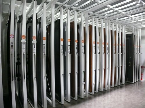 玄関扉サンプル展示